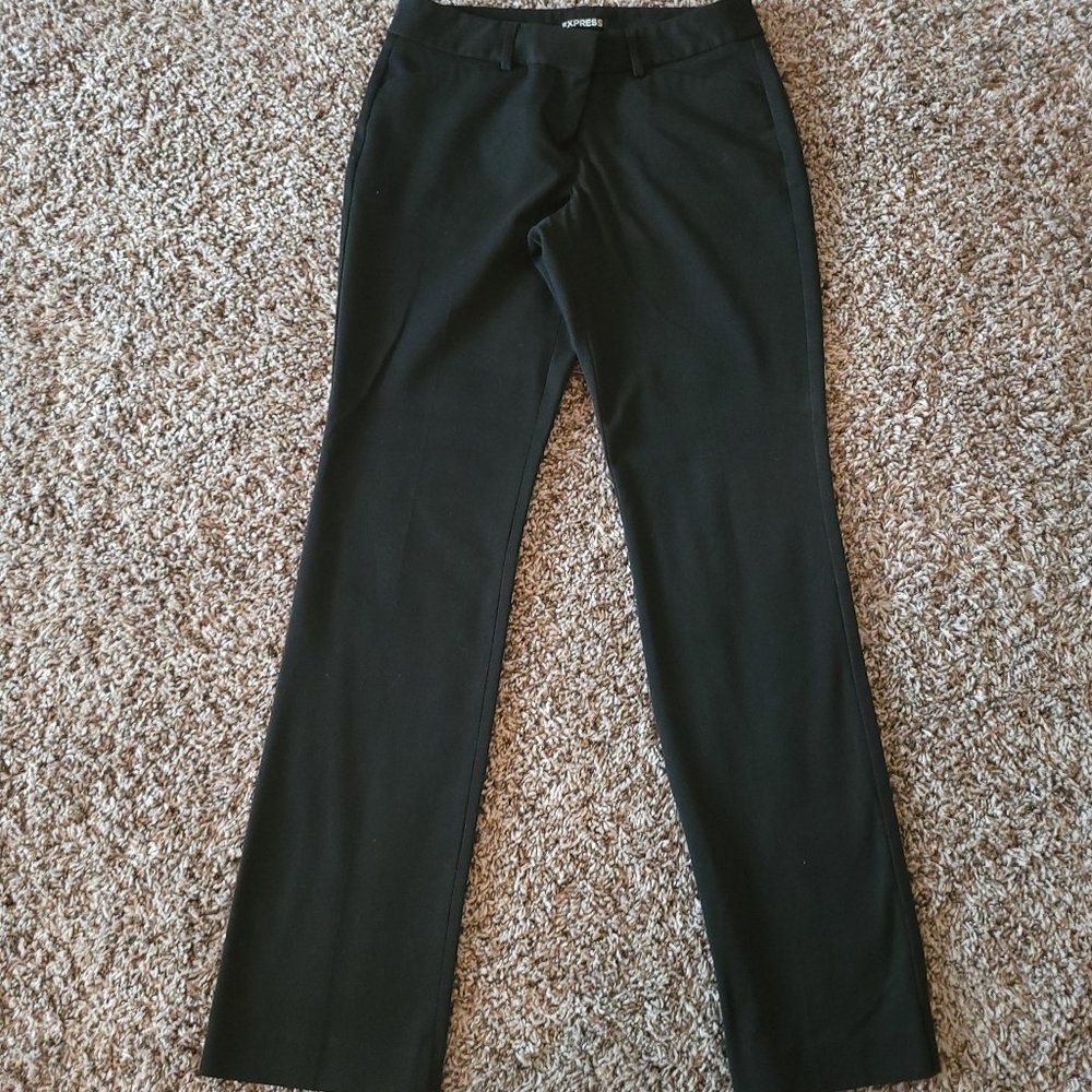 Express Black Editor Pants Size 2R